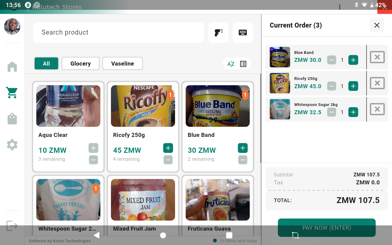QuickSale POS Dashboard